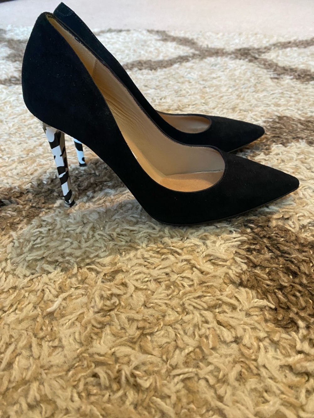 Diane von Furstenberg zebra heels